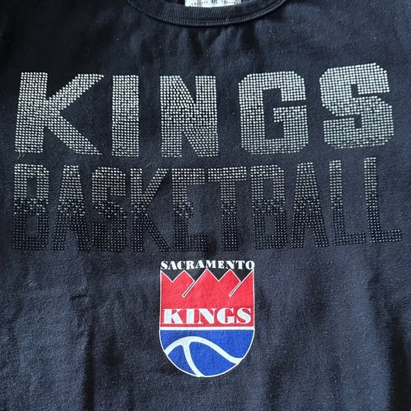 Black Kings Basketball Sweatshirt With Fleece Lining - Picture 7 of 7